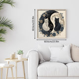 Puzzle Yin Yang Fiore Gatto 1000 Pezzi