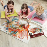 Floral Koi Fish Jigsaw Puzzle 1000 Pieces