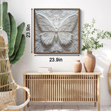 White Butterfly Art Jigsaw Puzzle 1000 Pieces