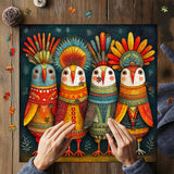 Feather Crown Tribe Jigsaw Puzzle 1000 Pieces