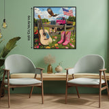 Pezzi di puzzle melodia di campagna 1000 pezzi