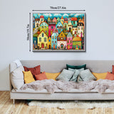 Puzzle di città colorata da 1000 pezzi