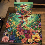 Couronné de fleurs puzzle de la puzzle 1000 pièces