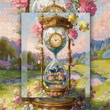 Golden Hourglass Jigsaw Puzzle 1000 Pieces