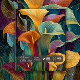 Colorful Calla Lilies Jigsaw Puzzle 1000 Pieces