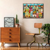 Puzzle di città colorata da 1000 pezzi