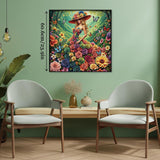 Couronné de fleurs puzzle de la puzzle 1000 pièces