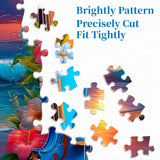 Floral Violin Jigsaw Puzzle 1000 Pieces