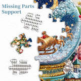 Christmas Crystal Ball Puzzle 1000 pièces