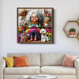 Grandma’s Cozy Knit Jigsaw Puzzle 1000 Pieces