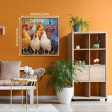 Puzzle Colorato Galli 1000 Pezzi