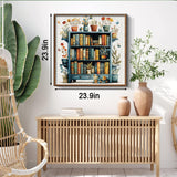 Floral Whisper Bookshelf Jigsaw Puzzle 1000 Pieces