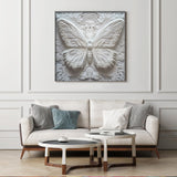 White Butterfly Art Jigsaw Puzzle 1000 Pieces