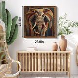 Elephant Mosaic Jigsaw Puzzle 1000 Pieces