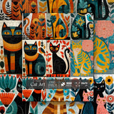 Cat Art Puzzle 1000 Teile