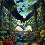 Eagle Plumes Pages Jigsaw Puzzle 1000 Pieces