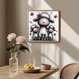 Puzzle astratto con pecora, 1000 pezzi