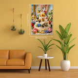 Cat Feast Jigsaw Puzzle 1000 Pieces
