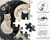 Puzzle Yin Yang Fiore Gatto 1000 Pezzi
