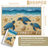 Fabric Turtle Jigsaw Puzzle 1000 Pieces