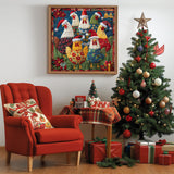 Cute Christmas Chickens Jigsaw Puzzle 1000 Pieces