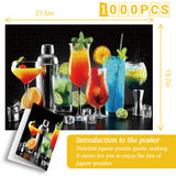 Vibrante puzzle da cocktail puzzle 1000 pezzi