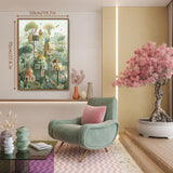 Rompecabezas de la aldea de la casa del árbol, 1000 piezas