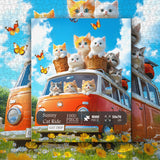 Puzzle Sunny Cat Ride 1000 pezzi