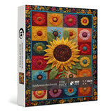Sunflowers Patchwork Jigsaw Puzzle 1000 Stücke