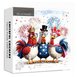 Cheerful Chickens Jigsaw Puzzle 1000 Pieces