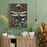 Rompecabezas Retro Libélula 1000 Piezas