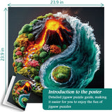 Flame and Tide Jigsaw Puzzle 1000 Pieces