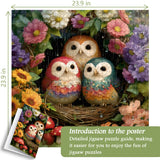 Owl Nest Jigsaw Puzzle 1000 Pieces
