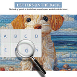 Pun puzzle 1000 pezzi da puzzle cucciolo in tessuto 1000 pezzi