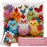 Blossom Chicks Jigsaw Puzzle 1000 Pieces