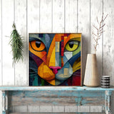 Geometrisches Kitty-Puzzle 1000 Teile