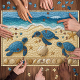 Fabric Turtle Jigsaw Puzzle 1000 Pieces