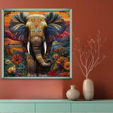 Sunset Textile Elephant Jigsaw Puzzle 1000 Pieces