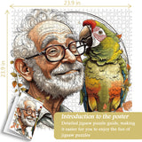 Parrot Whisper Jigsaw Puzzle 1000 Pieces