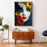 Colorful Flower Woman Jigsaw Puzzle 1000 Pieces