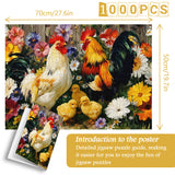 Puzzle Gallo e Pulcini 1000 pezzi