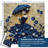 Perlendame Puzzle 1000 Stücke