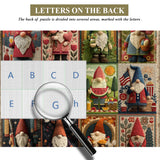 Gnome Holidays Quilt Jigsaw Puzzle 1000 Pieces