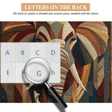 Elephant Mosaic Jigsaw Puzzle 1000 Pieces