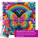 Rainbow Butterfly Jigsaw Puzzle 1000 Pieces