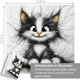 Puzzle Chaton Inky 1000 pièces