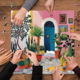 Leisure Courtyard Jigsaw Puzzle 1000 Pieces