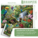 Jungle Menagerie Jigsaw Puzzle 1000 Pieces