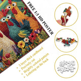 Pieci di puzzle pollo divertenti 1000 pezzi
