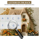 Embroidered Garden Cottage Jigsaw Puzzle 1000 Pieces